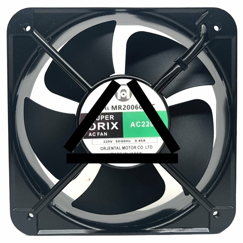 ORIX MR20060-AC AC 220V 0.45A 2 Wires Axial Cooling Fan