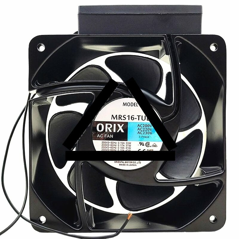 ORIX MRS16-TUL AC 200V, AC 220V, AC 230V 2 Wires Axial Cooling Fan