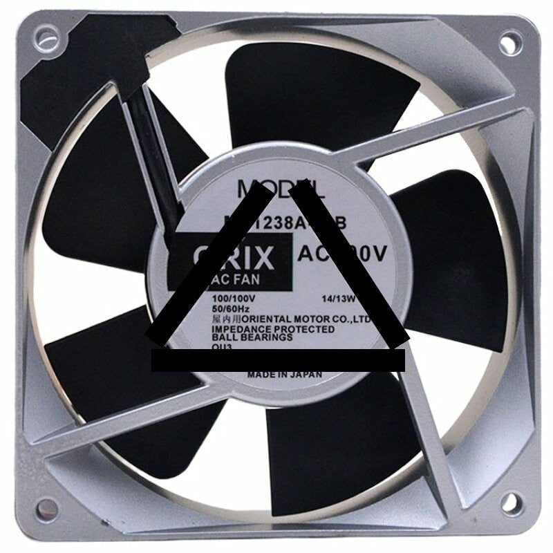 ORIX MU1238A-11B AC 100V 14/13W Impedance Protected Axial Cooling Fan