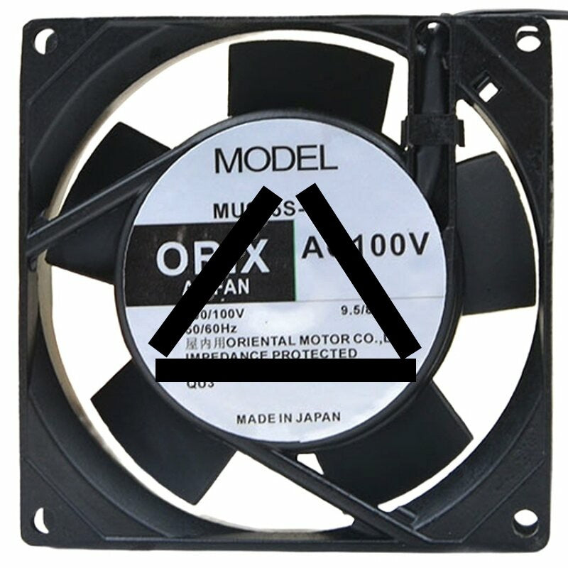 ORIX MU925S-11 AC 100V 9.5/8W Impedance Protected Axial Cooling Fan
