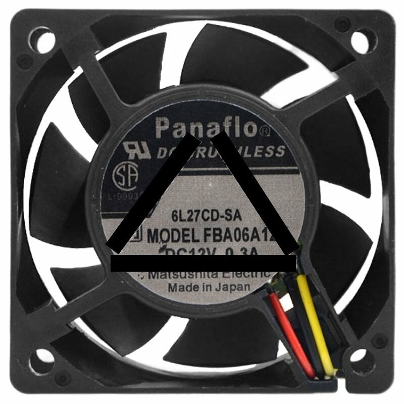 Panaflo FBA06A12V DC 12V 0.3A 2 Wires / 3 Wires Brushless Axial Cooling Fan
