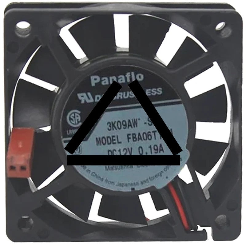 Panaflo FBA06T12M 12V 0.19A DC Brushless 2 Wires Axial Cooling Fan