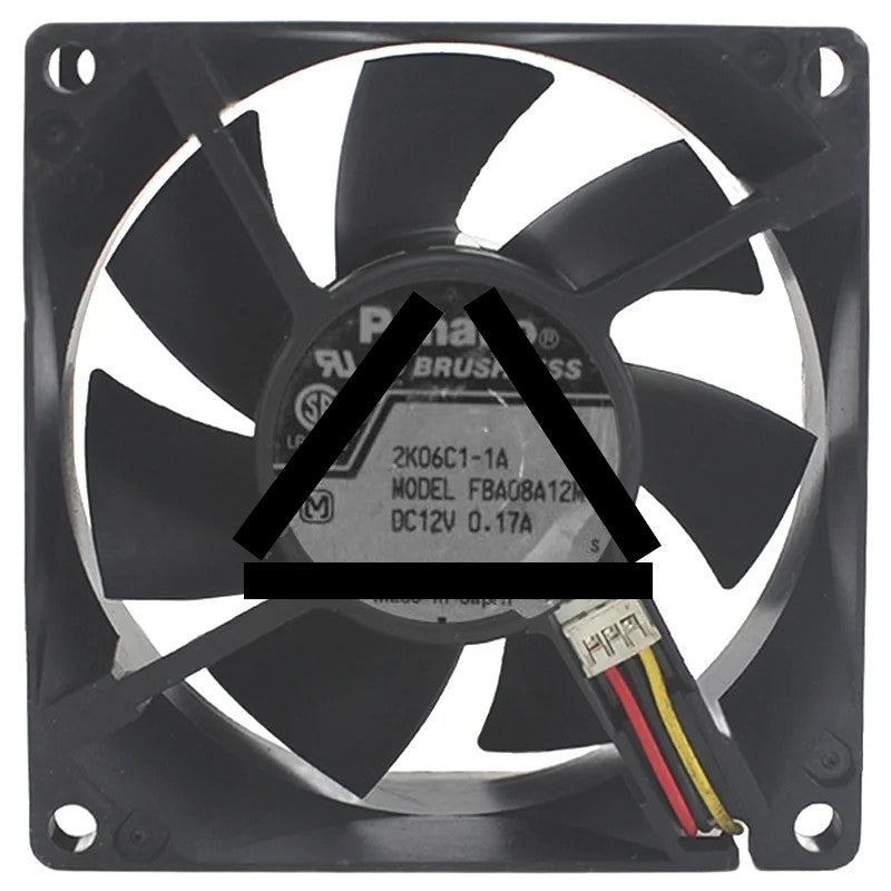 Panaflo FBA08A12M 12V 0.17A DC Brushless 2 / 3 Wires Axial Cooling Fan