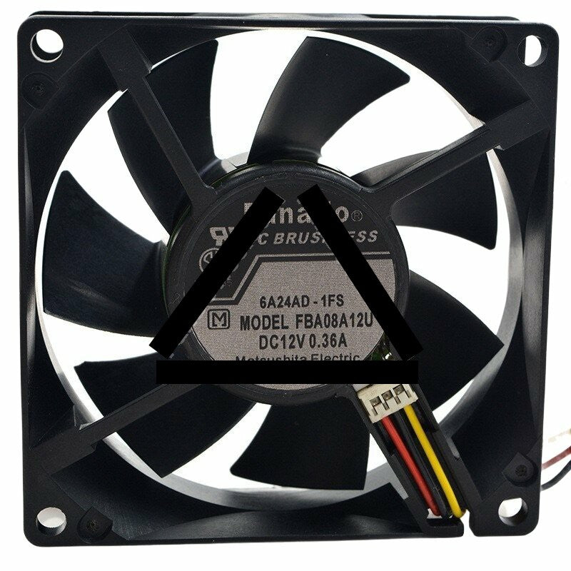 Panaflo FBA08A12U DC 12V 0.36A 8025 Axial Brushless Cooling Fan