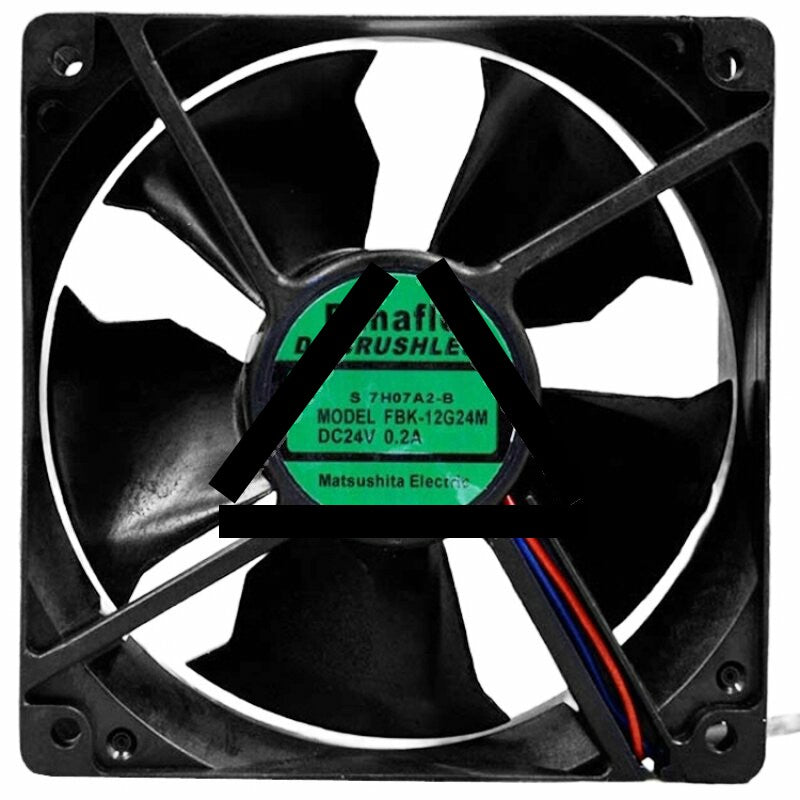 Panaflo FBK-12G24M DC 24V 0.2A 2 Wires Brushless Axial Cooling Fan