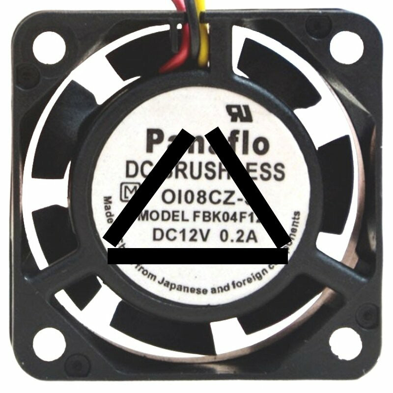 Panaflo FBK04F12H DC 12V 0.2A 3 Wires Brushless Axial Cooling Fan