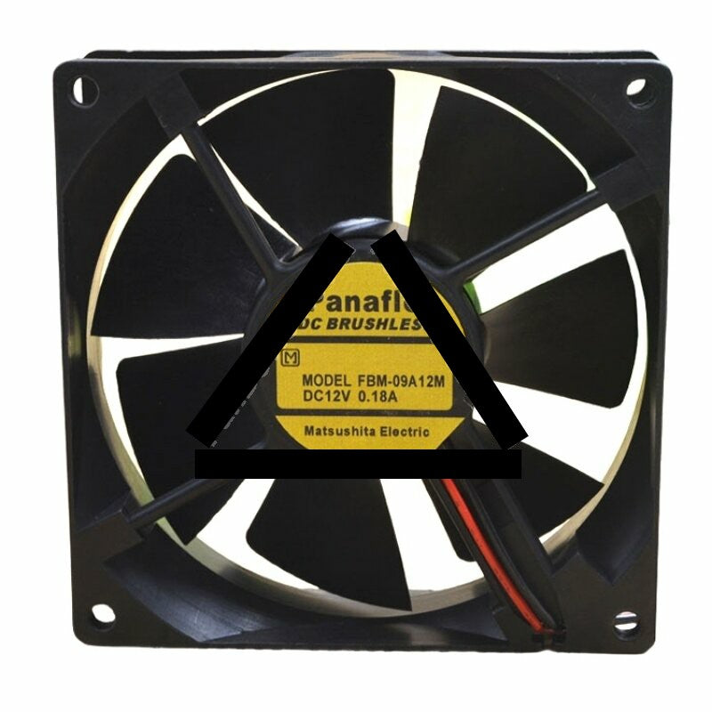 Panaflo FBM-09A12M DC 12V 0.18A 2 Wires Axial Cooling Fan