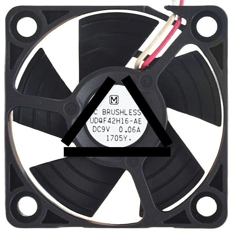 Panasonic UDQF42H16-AE 9V 0.06A DC Brushless 2 Wires Axial Cooling Fan