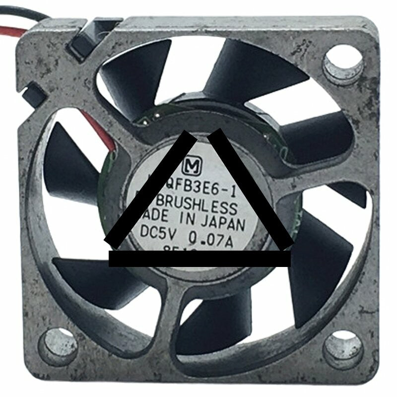 Panasonic UDQFB3E6-1 5V 0.07A 2 Wires DC Brushless Axial Cooling Fan