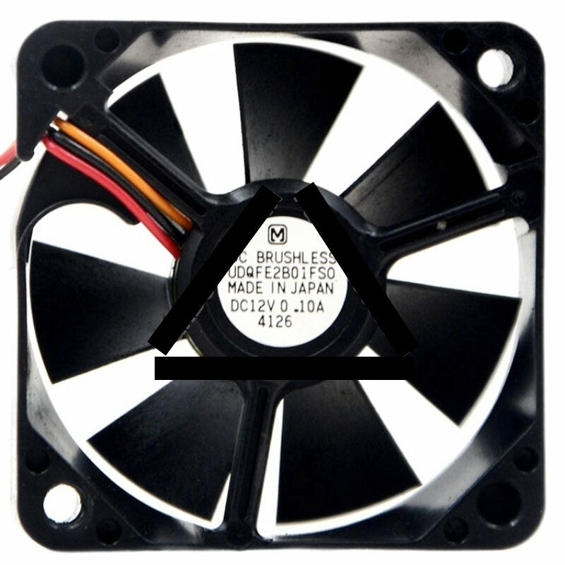 Panasonic UDQFE2B01FS0 12V 0.10A 3 Wires DC Brushless Axial Cooling Fan