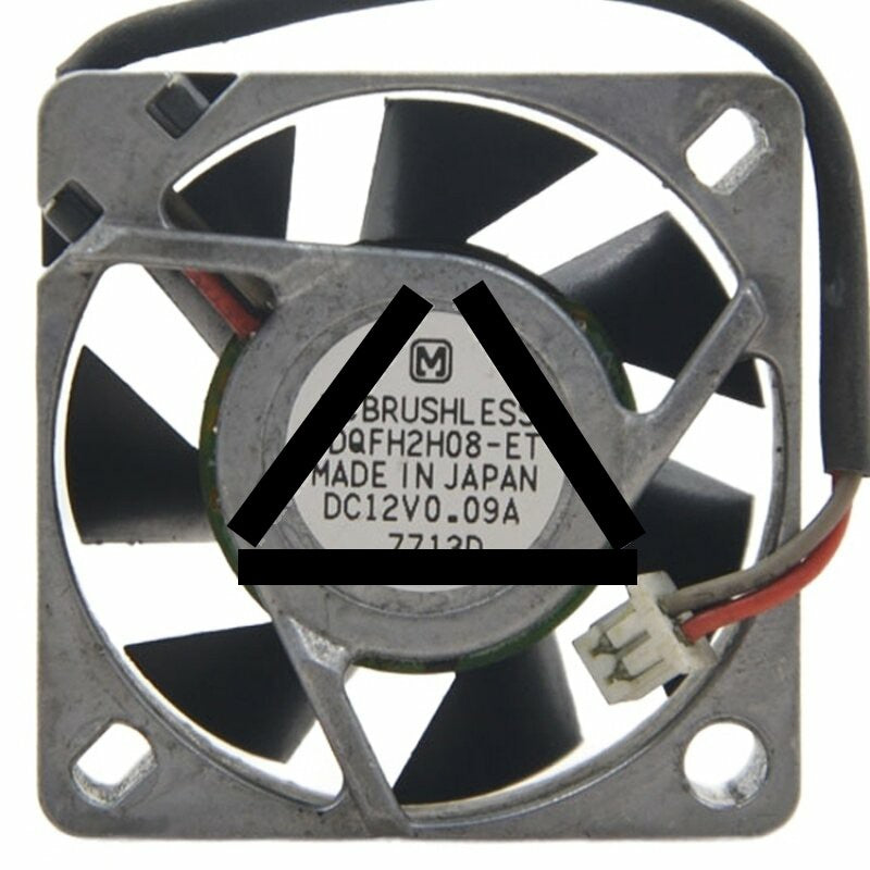 Panasonic UDQFH2H08-ET 12V 0.09A 2 Wires DC Brushless Axial Cooling Fan