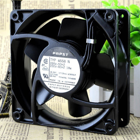PAPST TYP 4558N 220V 18W 120*120*38MM 12038 12CM full metal fan