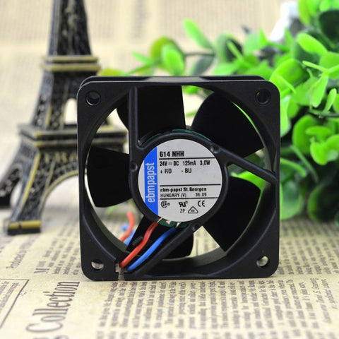 Original PAPSTebmpapst 614NHH 24V 125MA 3.0W fan