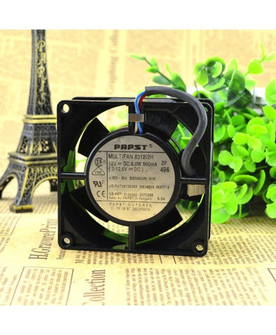 Original PAPST MULTIFAN 8312/2H 12V 6W 0.5A 8032 cooling fan