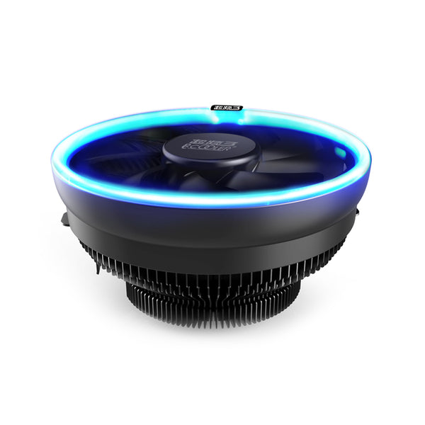 PcCooler 12cm LED Blue aperture cpu cooling fan PWM silent cpu cooler ...