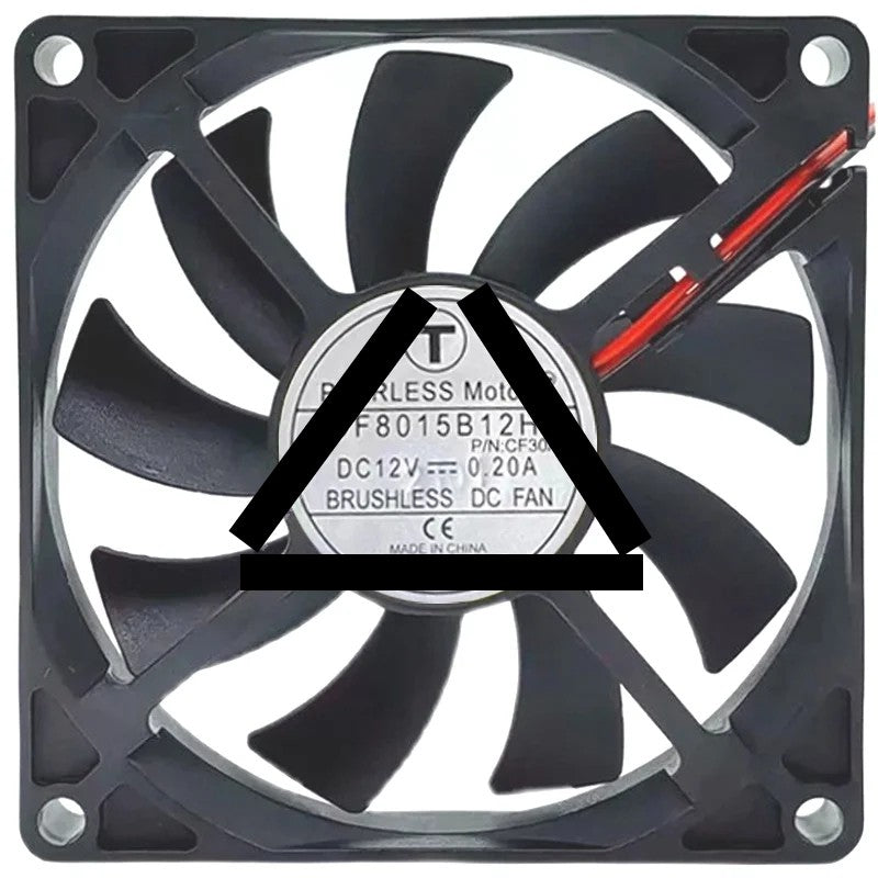 PEERLESS Motors DF8015B12H 12V 0.20A 2 Wires Cooling Fan