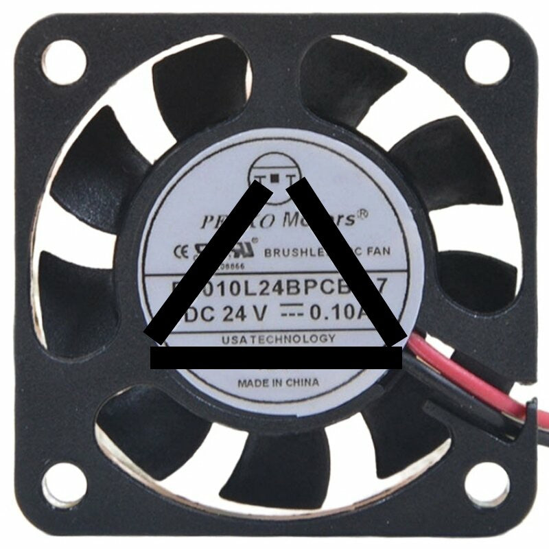 PELKO Motors C4010L24BPCB1-7 DC 24V 0.10A 2 Wires Axial Cooling Fan