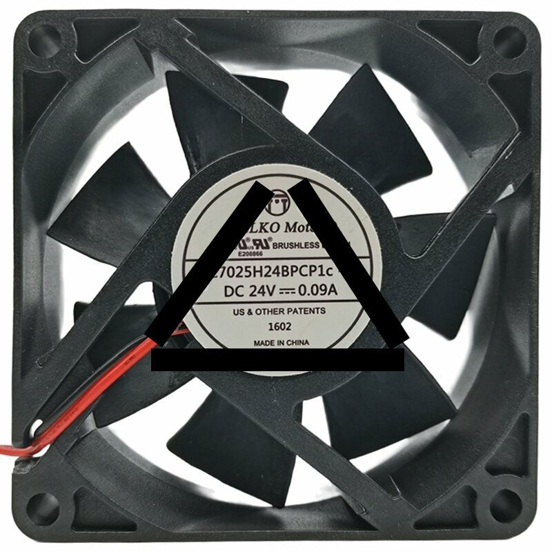 PELKO Motors C7025H24BPCP1c-7 24V 0.09A Axial Cooling Fan