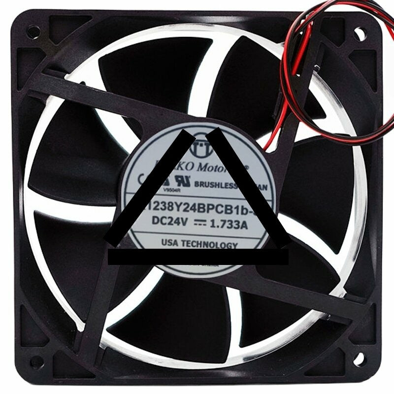 PELKO Motors K1238Y24BPCB1b-5 24V 1.733A 12038 DC Brushless Axial Fan