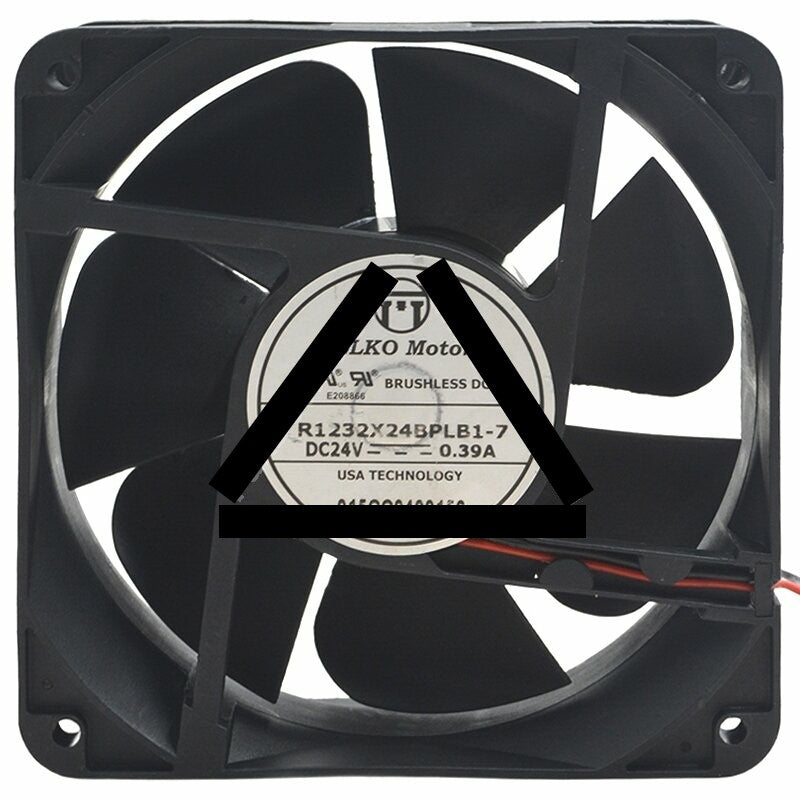 PELKO Motors R1232X24BPLB1-7 DC 24V 0.39A Brushless Axial Cooling Fan