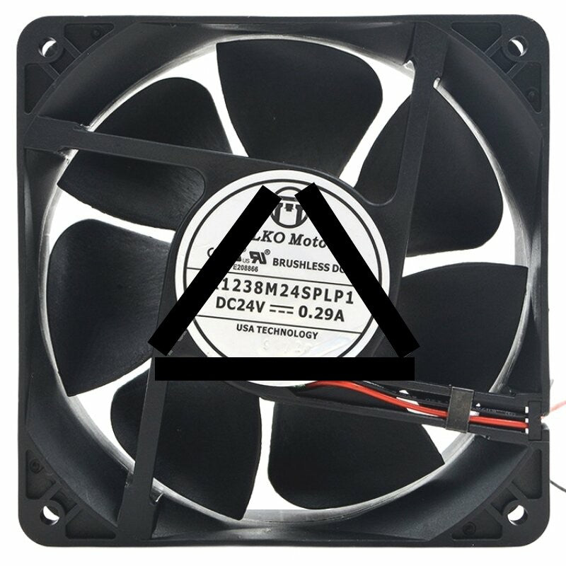 PELKO Motors R1238M24SPLP1 DC 24V 0.29A Brushless Axial Cooling Fan