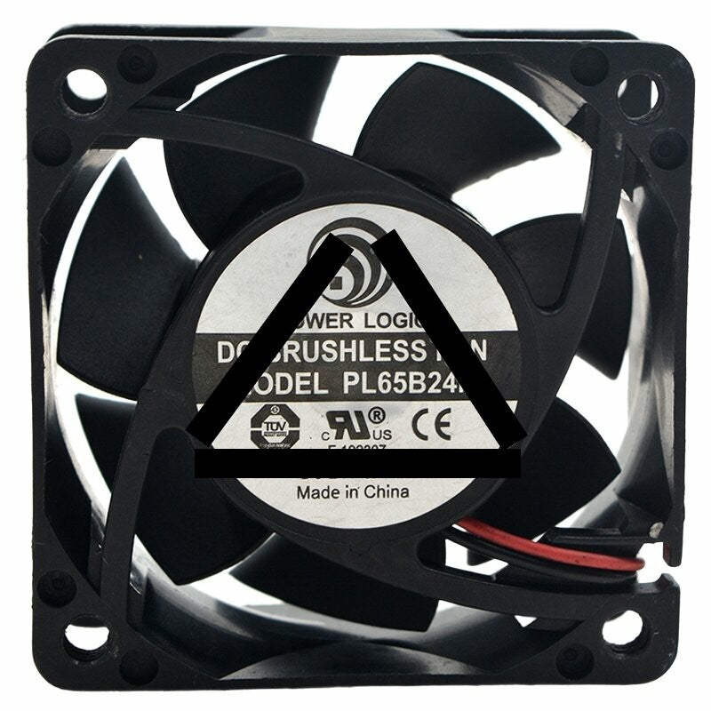 Power Logic PL65B24H DC 24V 0.11A 6025 Axial Brushless Cooling Fan