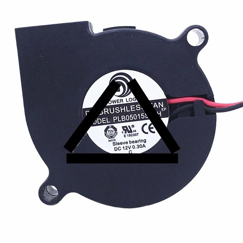 Power Logic PLB05015S12H DC 12V 0.30A 5015 Blower Sleeve Bearing Brushless Cooling Fan