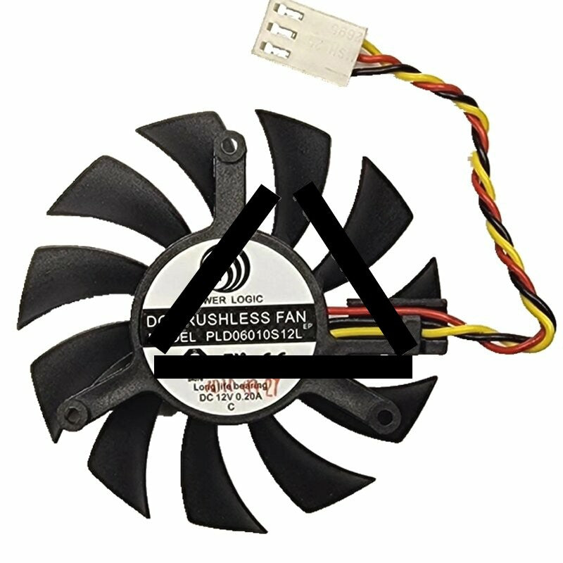 Power Logic PLD06010S12L DC 12V 0.20A DC Brushless Axial Cooling Fan