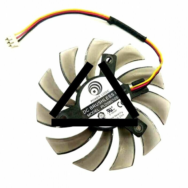 POWER LOGIC PLD08010S12H DC 12V 0.25A 2 Wires / 3 Wires / 4 Wires Axial Cooling Fan
