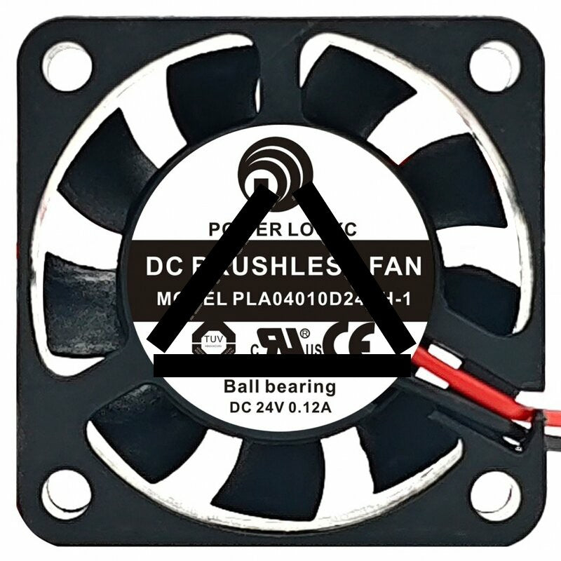PowerLogic PLA04010D24HH-1 DC 24V 0.12A Ball Bearing Axial Cooling Fan