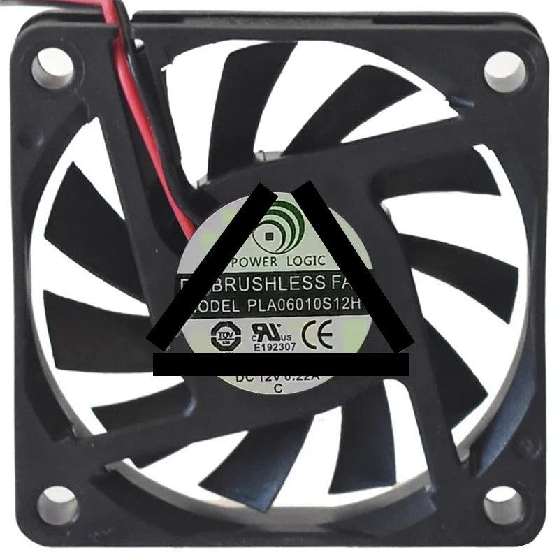 PowerLogic PLA06010S12H 12V 0.22A 2 / 3 Wires Cooling Fan