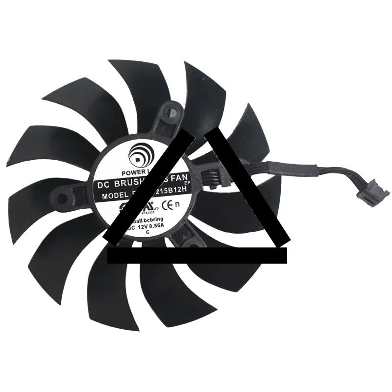 PowerLogic PLA09215B12H 12V 0.55A 4 Wires Cooling Fan