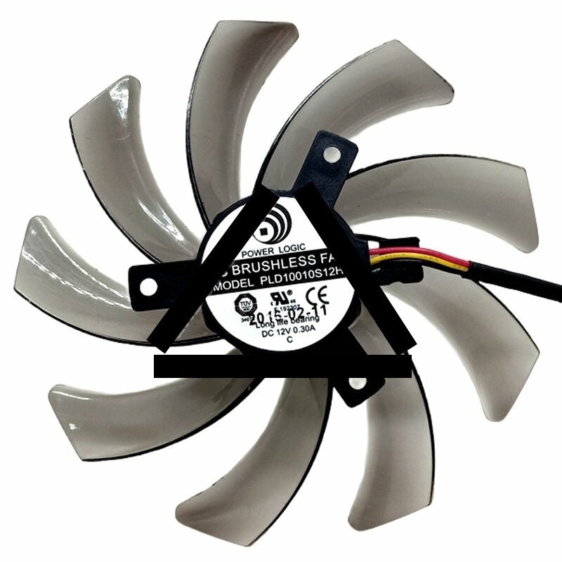 PowerLogic PLD10010S12H 12V 0.30A DC Brushless Axial Cooling Fan