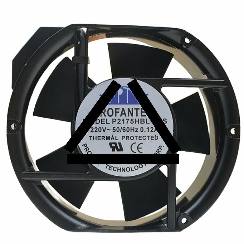 PROFANTEC P2175HBL-ETS AC 220V 0.12A Thermal Protected Axial Cooling Fan