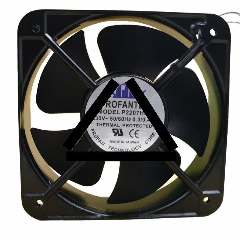 PROFANTEC P2207HBL AC 230V 0.3/0.46A Axial Cooling Fan