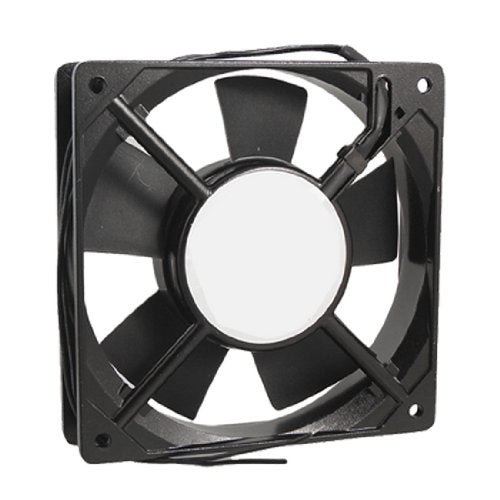 PROMOTION! New 278g Black Metal Industrial 120 x 120 x 25mm 0.1A AC 220 240V Cooling Fan