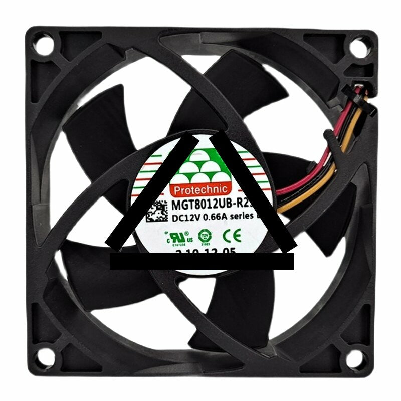 Protechnic MAGIC MGT8012UB-R25 DC 12V 0.66A 8025 Axial Cooling Fan