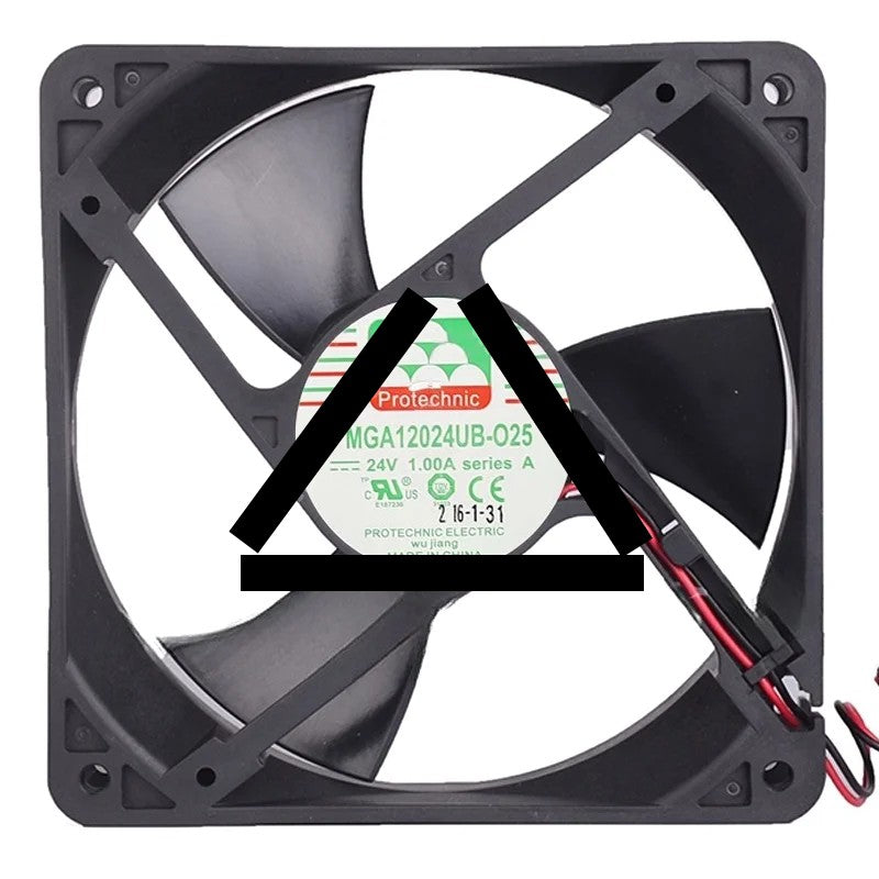 Protechnic MGA12024UB-O25 24V 1.00A 2 Wires Cooling Fan