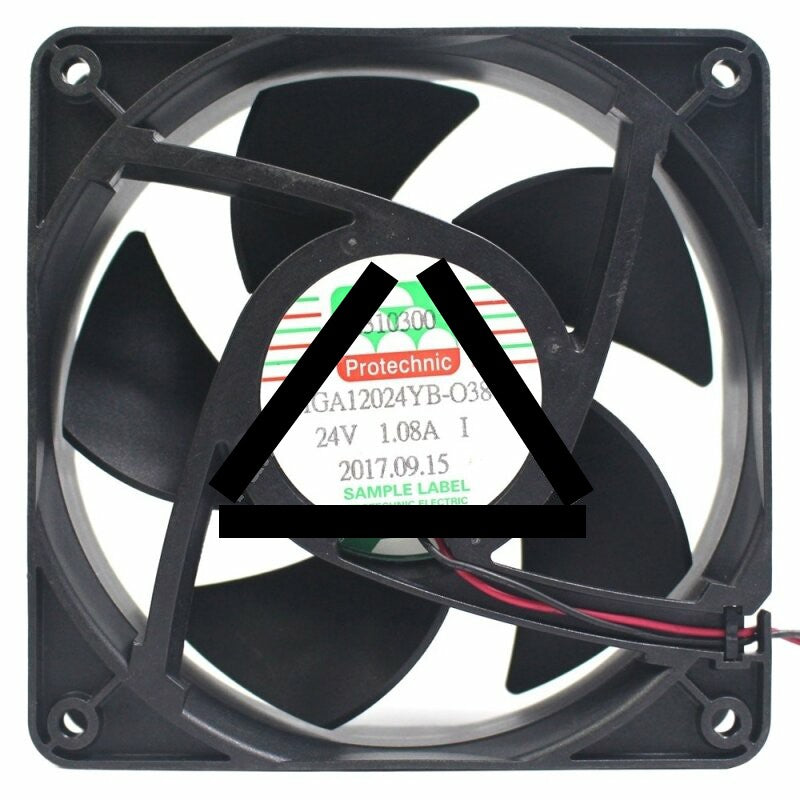 Protechnic MGA12024YB-O38 DC 24V 1.08A 12038 Axial Cooling Fan
