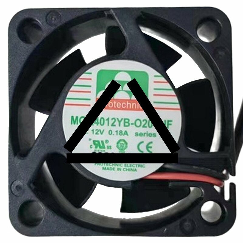 Protechnic MGA4012YB-O20 DC 12V 0.18A Axial Cooling Fan