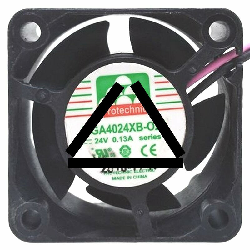 Protechnic MGA4024XB-O20 DC 24V 0.13A 2 Wires Axial Cooling Fan