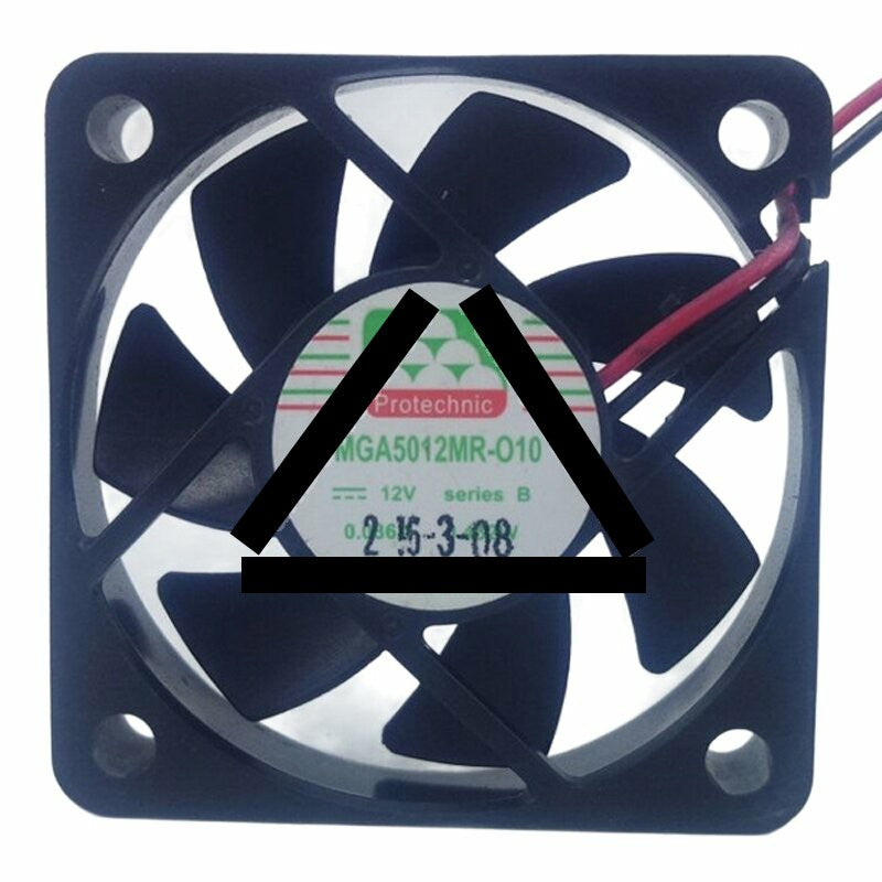 Protechnic MGA5012MR-O10 DC 12V 0.036A 5010 Axial Cooling Fan