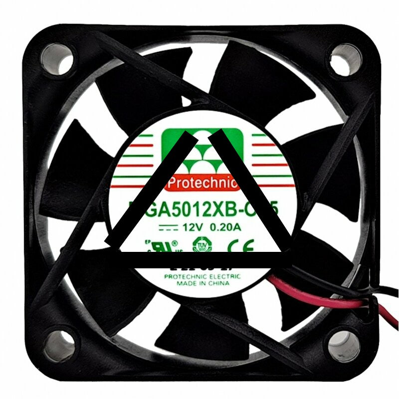 Protechnic MGA5012XB-O15 DC 12V 0.20A 5015 Axial Cooling Fan