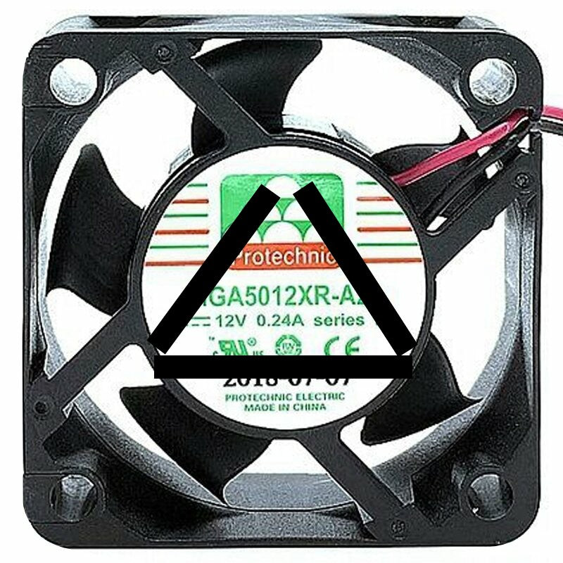 Protechnic MGA5012XR-A20 DC 12V 0.24A 2 Wires Cooling Fan