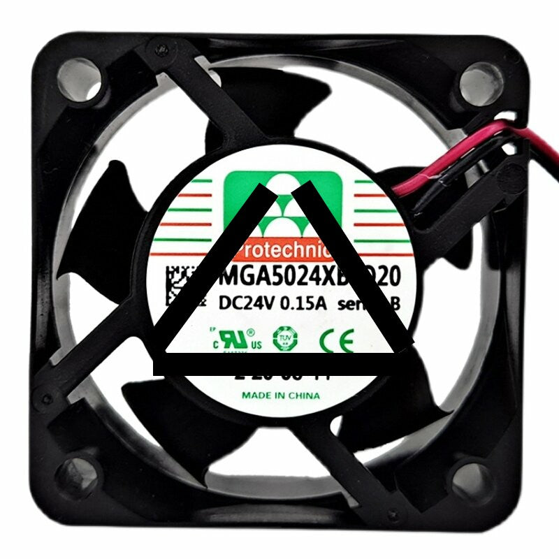 Protechnic MGA5024XB-O20 DC 24V 0.15A 5020 Axial Cooling Fan