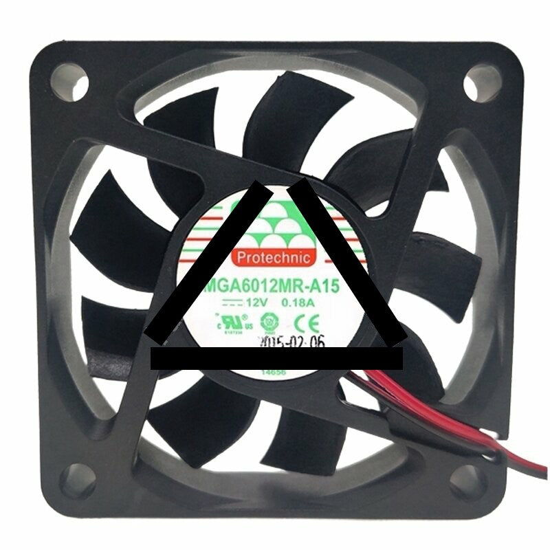 Protechnic MGA6012MR-A15 DC 12V 0.18A 6015 Axial Cooling Fan