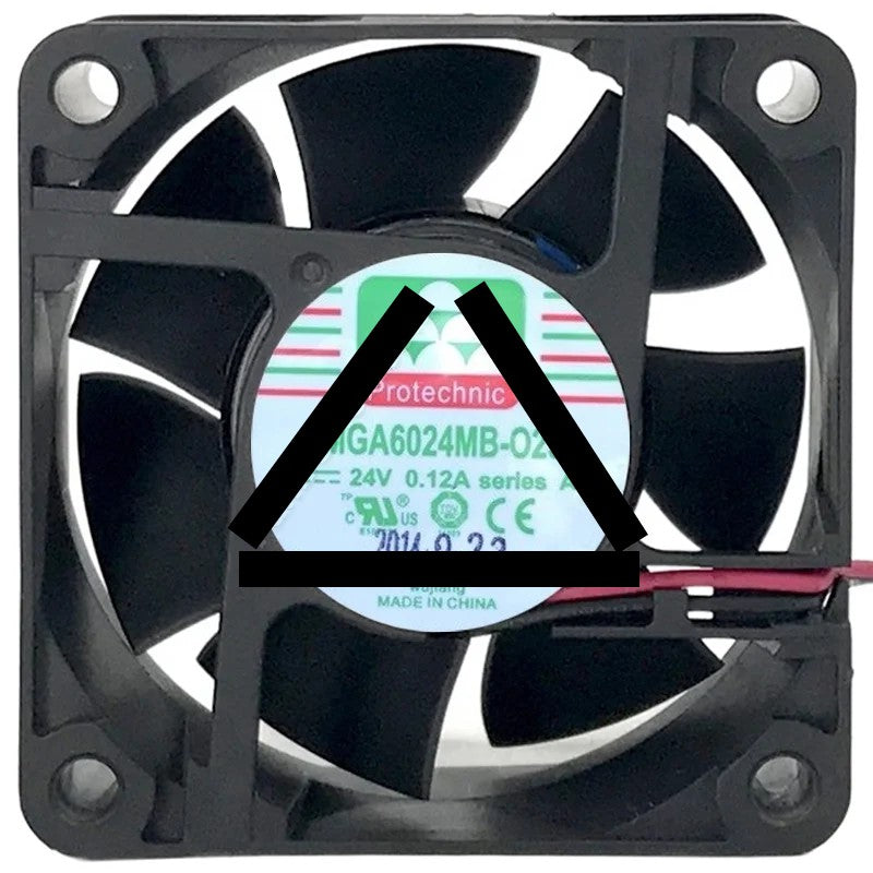Protechnic MGA6024MB-O25 24V 0.12A 3 Wires Axial Cooling Fan
