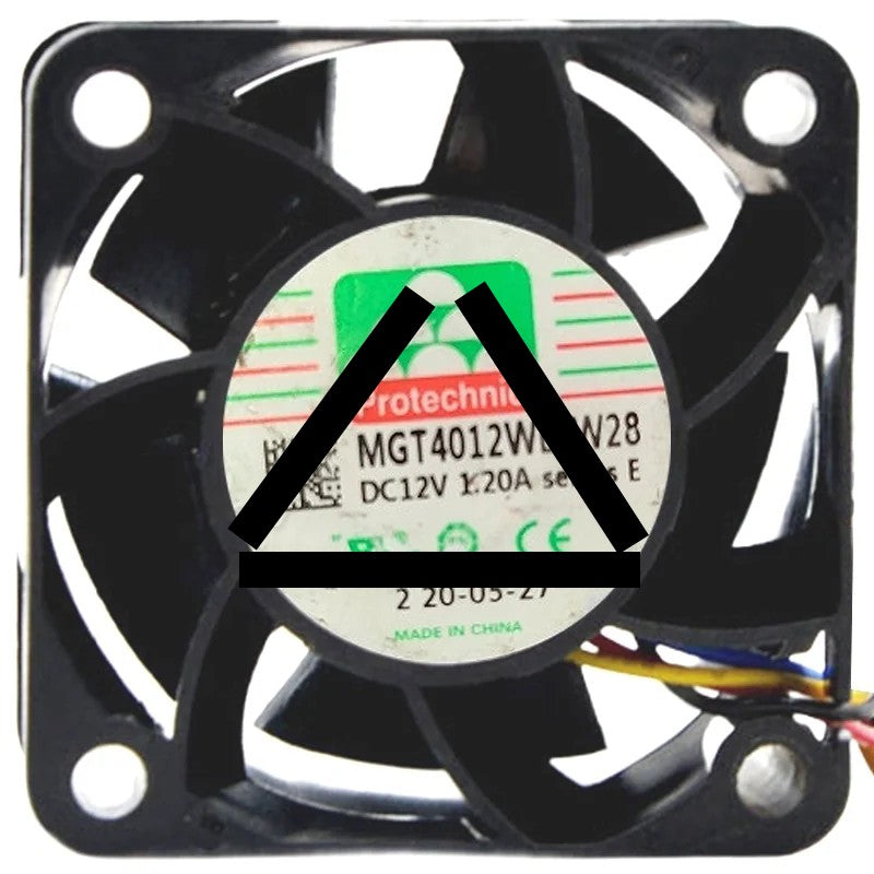 Protechnic MGT4012WB-W28 DC 12V 1.2A 2 / 3 / 4 Wires Cooling Fan