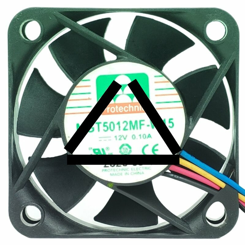 Protechnic MGT5012MF-W15 12V 0.10A 4 Wires Cooling Fan