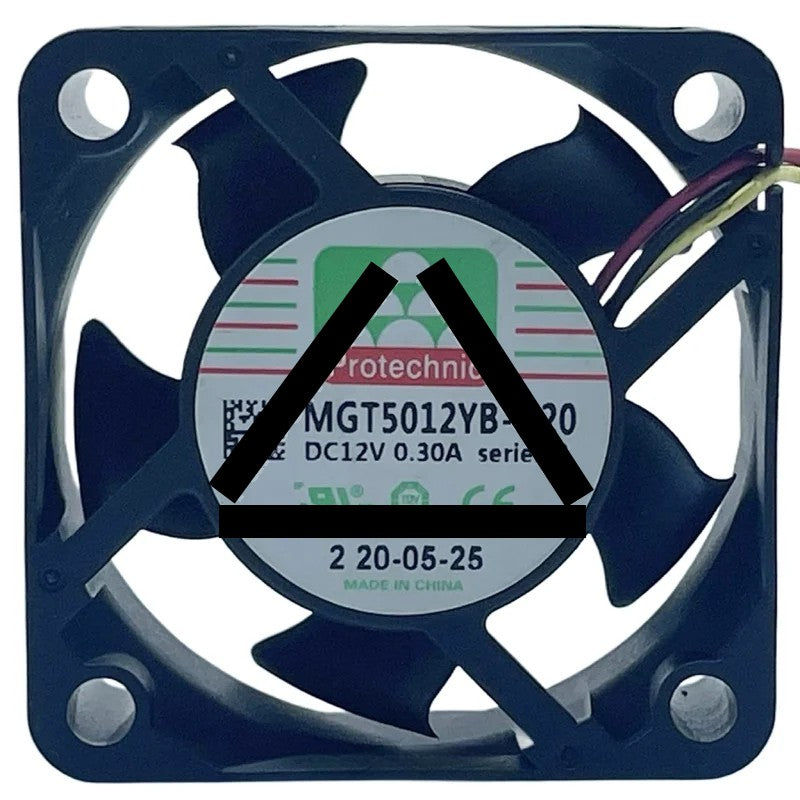 Protechnic MGT5012YB-O20 12V 0.30A 2 Wires Cooling Fan